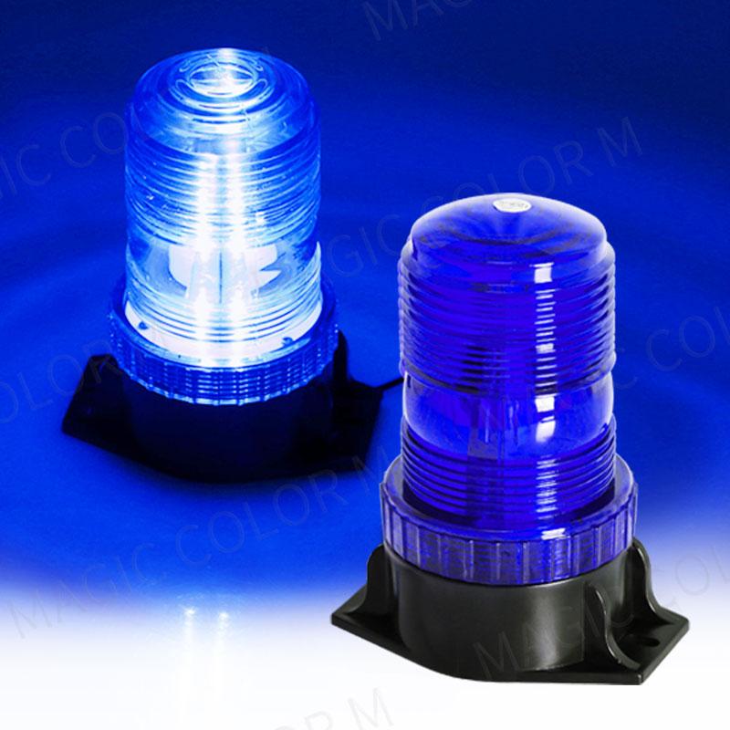 12-24V 48V 60V 80V 30 LED Vysoce výkonné výstražné zábleskové světlo maják pro vysokozdvižný vozík školní autobus jantarové modré červené