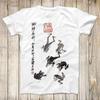 Matsumoto Hoji Frog Flying Frogs Japanese Art Top Tee Best Cute Tee Unisex Shirt