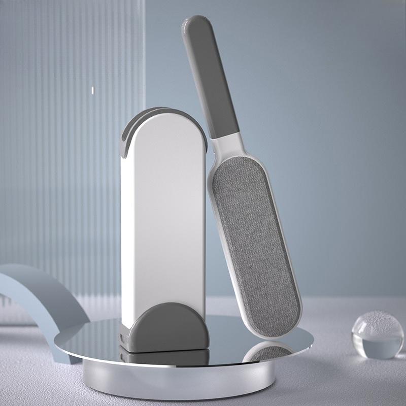 Haushalts-Tierhaarentferner zum Entfernen von Staub und Haaren, mit einer einziehbaren Aufbewahrungsbox, Statische Bürste für Tierhaare zum Enthaaren, Haarbürste