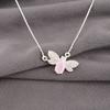 For Women Rose Chalcedony Gemstone 925 Sterling Silver Jewelry Zircon Pendant CZP-12-16