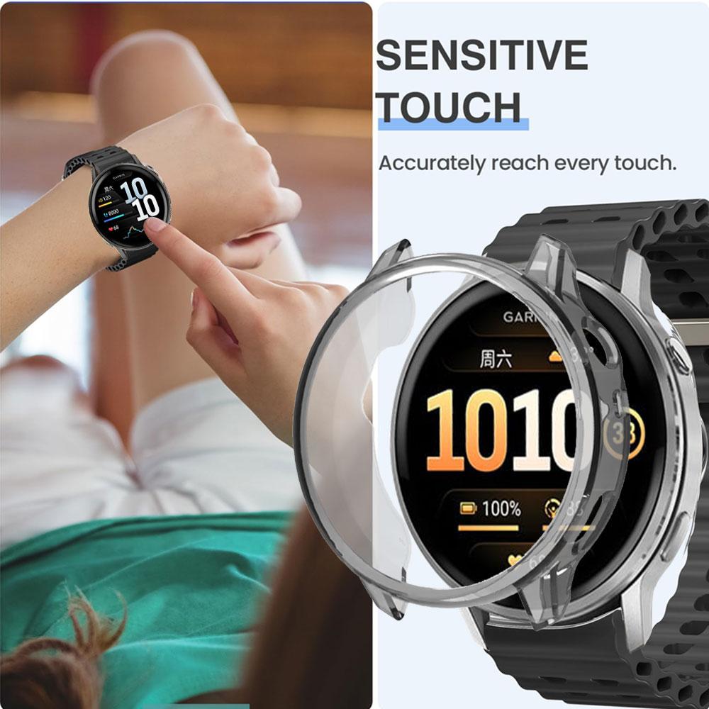 TPU Protective Case Cover For Garmin Venu 4 45mm 41mm Smart Watch Soft Silicone Hollow Bumper Protector Shell For Garmin Venu 4