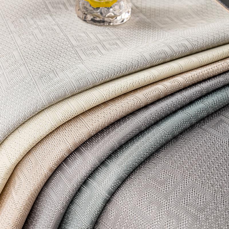 Black Technology Ice Silk Sofa Cushion Summer Mat Mat New Non-Slip Sofa Cover Light Luxury Wind Dust Cover