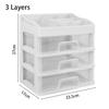 1Pcs Plastic Display Rack Desktop Storage Case Organize Shelves Jewelry Box Cosmetics Storage Box