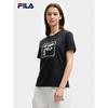 FILA Women's Knitted Short Sleeve Round Neck T-Shirt