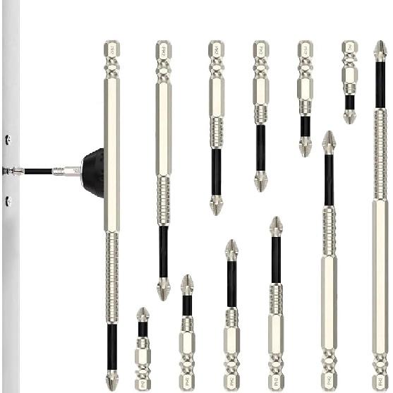High-Magnetic Screwdriver Drill Bit Set, Anti-Slip Magnetic Electric Screwdriver Set,Strong Magnetic Durability Screwdriver Drill Bit Set, magnetic