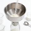 Pack of 2 Small Stainless Steel Funnel Small Design Camping Funnel Suitable for Transferring Oils Juices and Powders