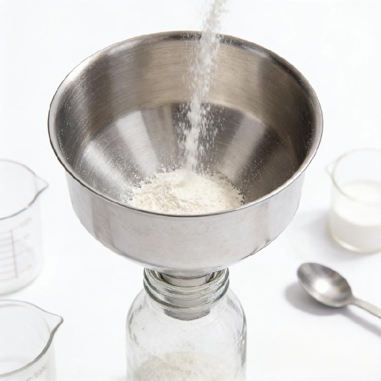 Pack of 2 Small Stainless Steel Funnel Small Design Camping Funnel Suitable for Transferring Oils Juices and Powders