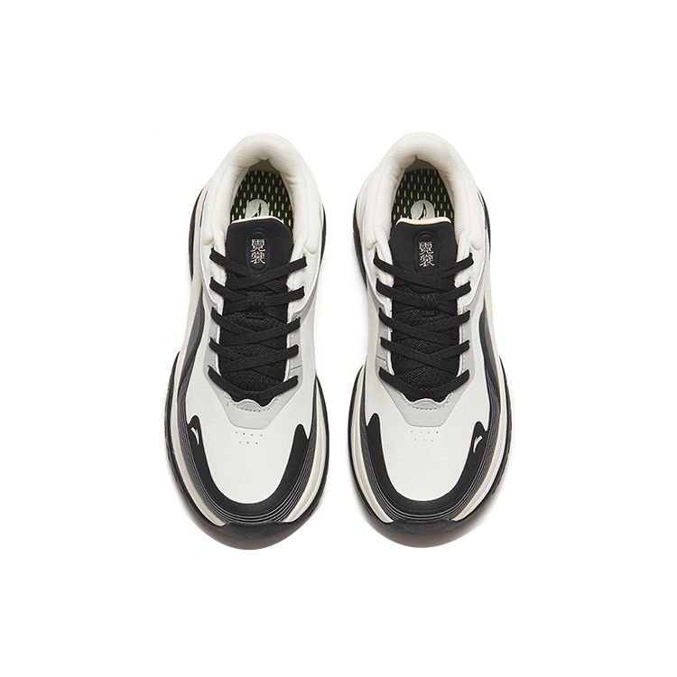 Anta Trendy Versatile Low-Top Casual Shoes Women sneakers White Black 122237756-8