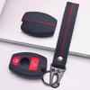 Silicone Key Cover for Mercedes-Benz A Class B Class C Class E Class S Class CLS CLA GLA GLK ML R Class W203 W204 W211 W212 with Keychain Key Fob Case