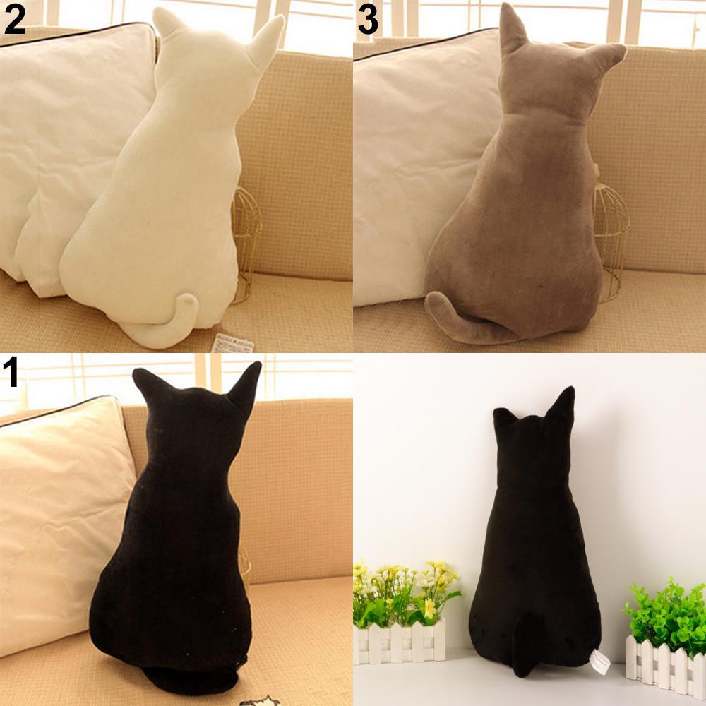 Luxurious Plush Material Cat Pillow Cushion Ideal For Birthdays And Celebrations