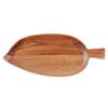 Creative Leaf Shape Dinner Tray More Thicken Round Edge Wood Serving Tray Home