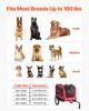 VEVOR Dog Bike Trailer, Supports Up To 45 Kg, Pet Cart Bicycle Carrier for Small & Large Dogs, Easy Folding Frame with Quick Release Wheel