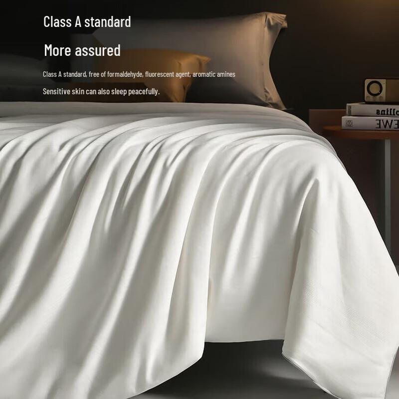 

Muji-style 100% Tussah Silk Summer Quilt with Cotton Sateen Jacquard Cover