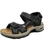 Men's Sandals Outdoor Beach Shoes Velcro Air Cushion Large Size Summer Cowhide Hand Sports and Leisure