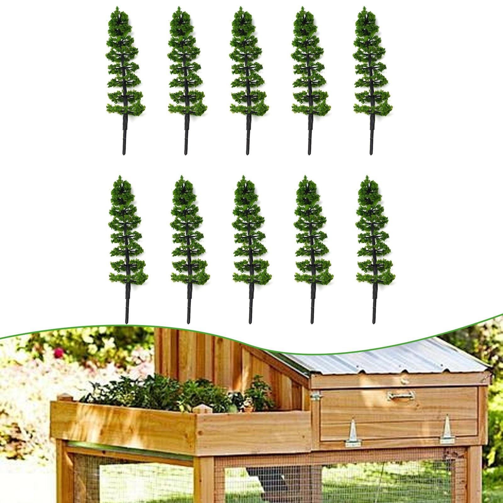Model Trees Landscape Garden Miniature Plastic Decoration Supplies 9CM