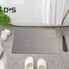 Bathroom Floor Mat Quick Absorbent Quick-Drying Diatom Mud Anti-Slip Bottom Entry Rug Easy To Clean Multipurpose Bath Shower Sink Kitchen Carpet