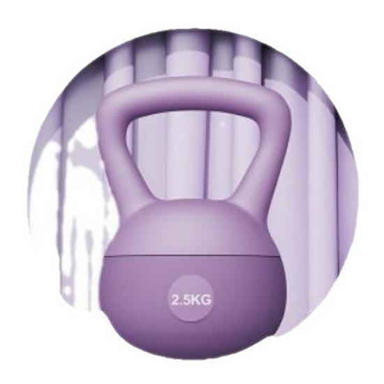 Weiche Kettlebell für Heimfitness: Krafttraining, Armbeugen, Formgebung für Männer & Frauen.