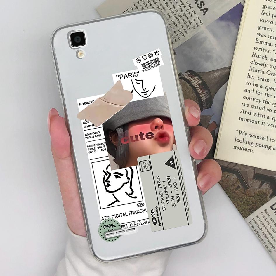 Clear Phone Case For Oppo F7 F9 F1 F1S F3 F5 F11 F15 F21 F19 F17 Pro Pretty Backpack Girl Pattern Soft Ulta Thin Silicone Shockproof Housing Oppo Capa