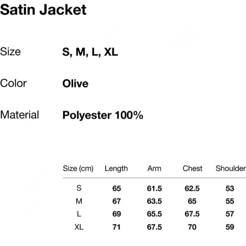 ThIs Is Never That Satin Jacket Olive