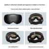 Longchan Unisex Double-Layer Anti-Fog UV Ski Goggles