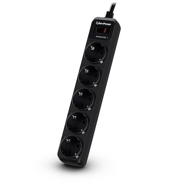 Protection surtension - CyberPower - B0520SC0-DE - 5 sorties CA - Noir - Plastique