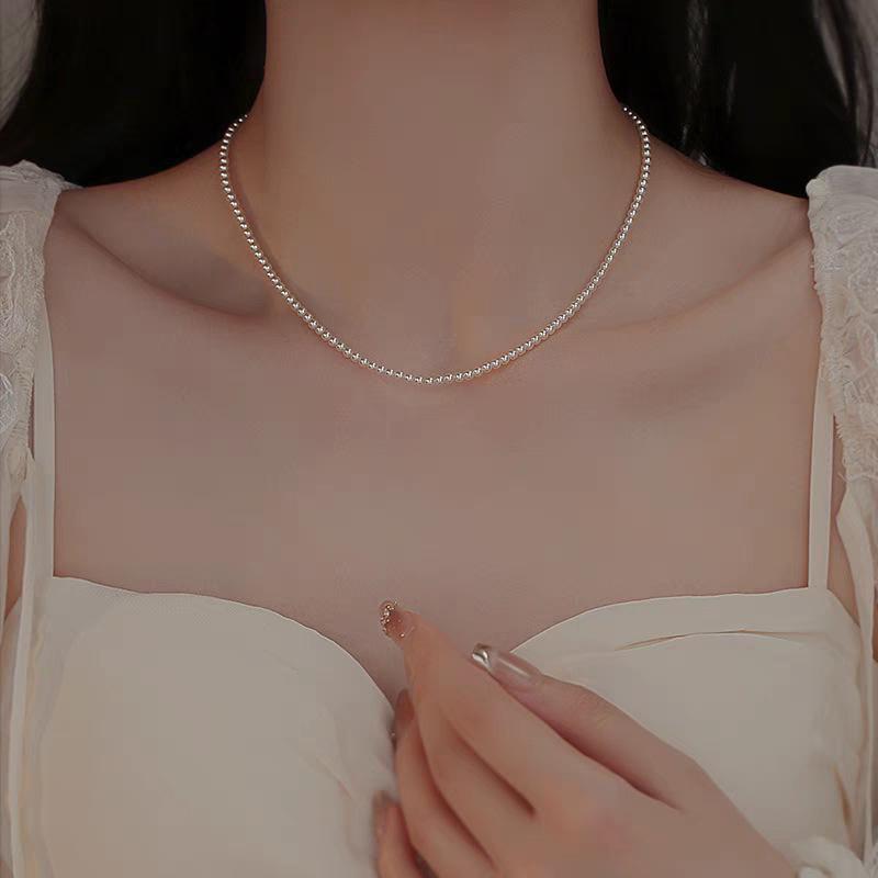 Aurora Freshwater Pearl & Millet Bead Clavicle Necklace - High-End, Natural, Versatile Design