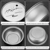 Pure Titanium Tea Tray: Mountain & Water Design, Large Capacity, Chaoshan Gongfu Tea Set, Round Base, Healthy Tea Ceremony Table.