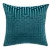 Luxuriöser Geometrischer Samt Kissenbezug 45x45cm, INS Stil Dekorative Kissenhülle für Sofa Bett Wohnzimmer Villa Dekor