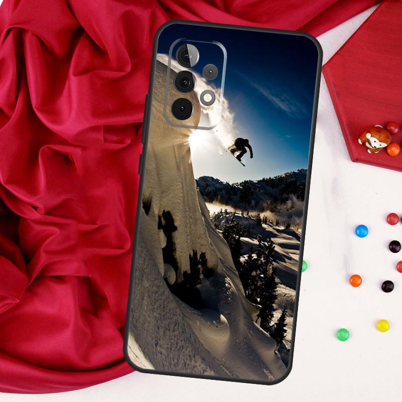 Cool Sports Snowboarding For Samsung Galaxy A15 A55 A53 A33 A35 A22 A32 A52 A54 A34 A14 A56 A36 A26 A16 A05 A06 Case
