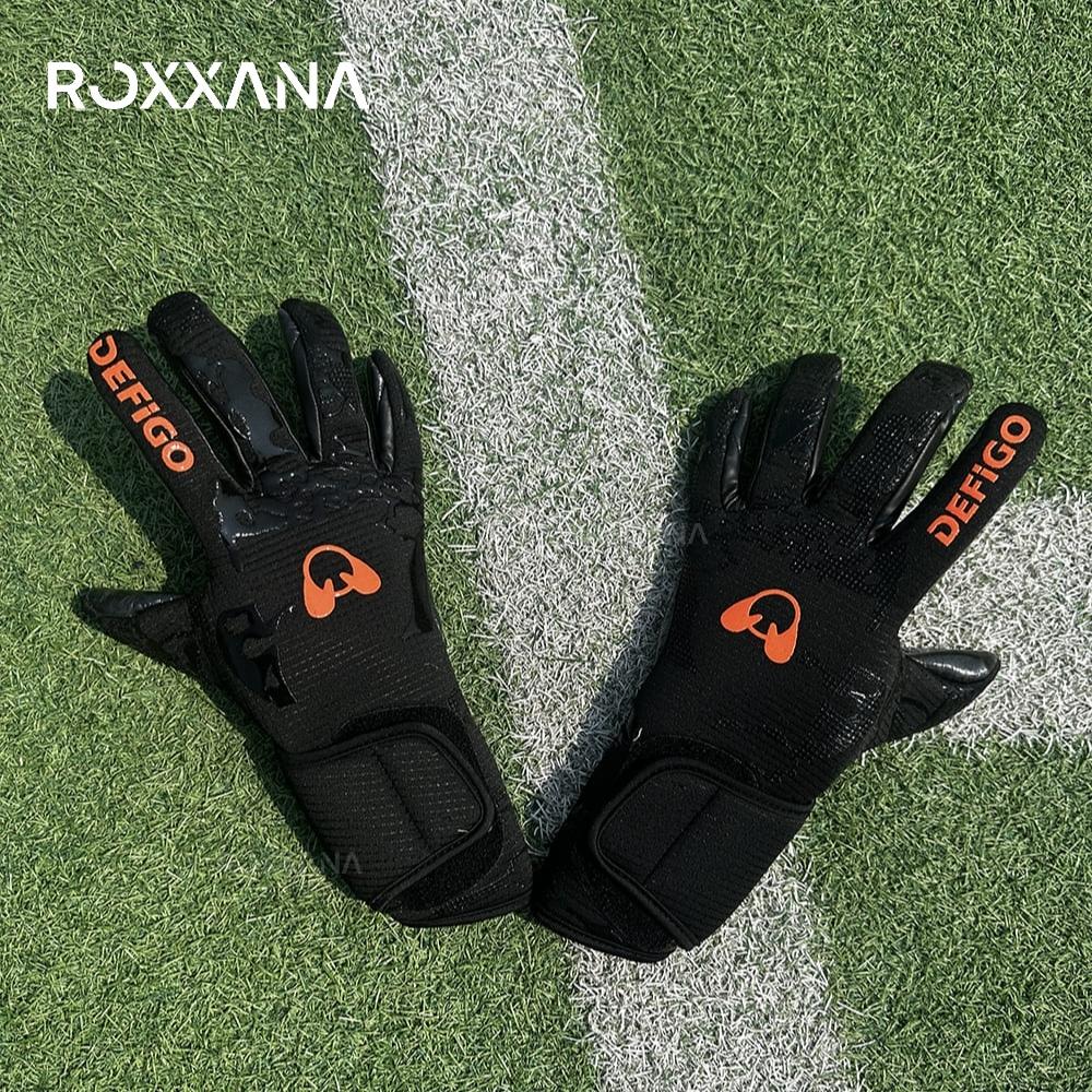 ROXXANA Rutschfeste Schützende Latex Fußball Torwarthandschuhe Professionell Jugend Kinder Männer Frauen Fußball Trainingsspiel Ausrüstung