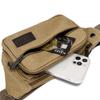 Large Capacity Waist Bag Men's Canvas Chest Bag Men's and Women's Large Capacity Outdoor Sports Bag