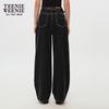 Teenie Weenie Women's Relaxed Fit Wide Leg Trousers