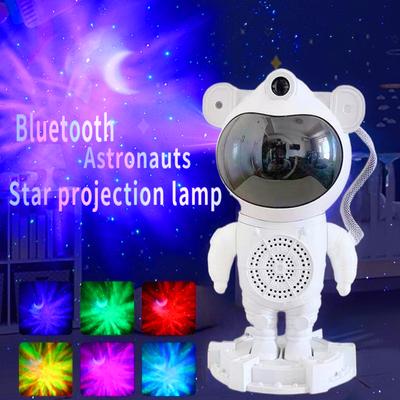 Kreatywna Lampka Nocna Astronauta Starlight Aurora Borealis Laserowa Lampa Ambiencyjna Głośnik Bluetooth Projektor Nebuli Astronauty