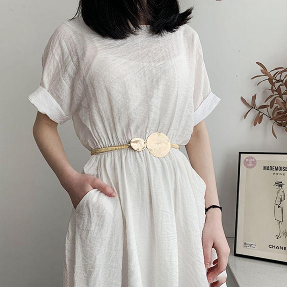 Accessories Gold Waist Corset Chain Belts Metal Waist Belts Women Waist Chain Metal Elastic Belt