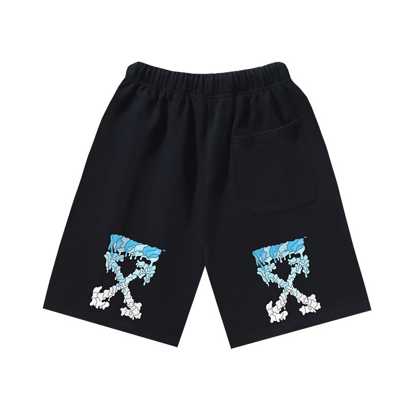 1213 Off-White 2025 Spring/Summer New OW Dissolved Arrow Printed Men's and Women's Casual Loose Shorts