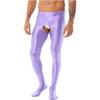 Męskie rajstopy z wysokim stanem Błyszczące błyszczące rajstopy Pończochy Legginsy Bielizna nocna