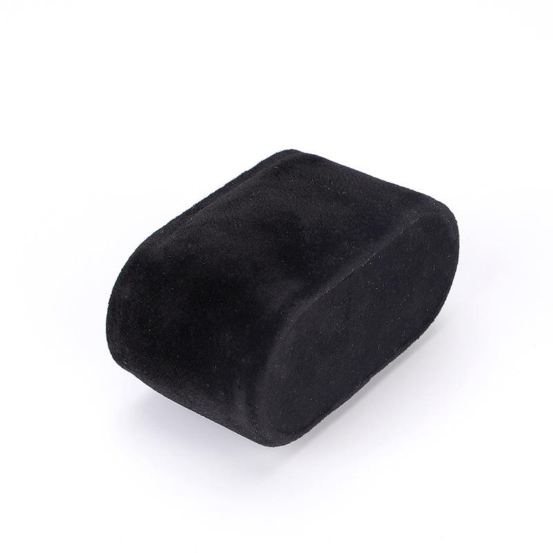 Flanell-Uhren-Display-Kissen für Geschenkbox - Weiß, Schwarz, Cremeweiß black