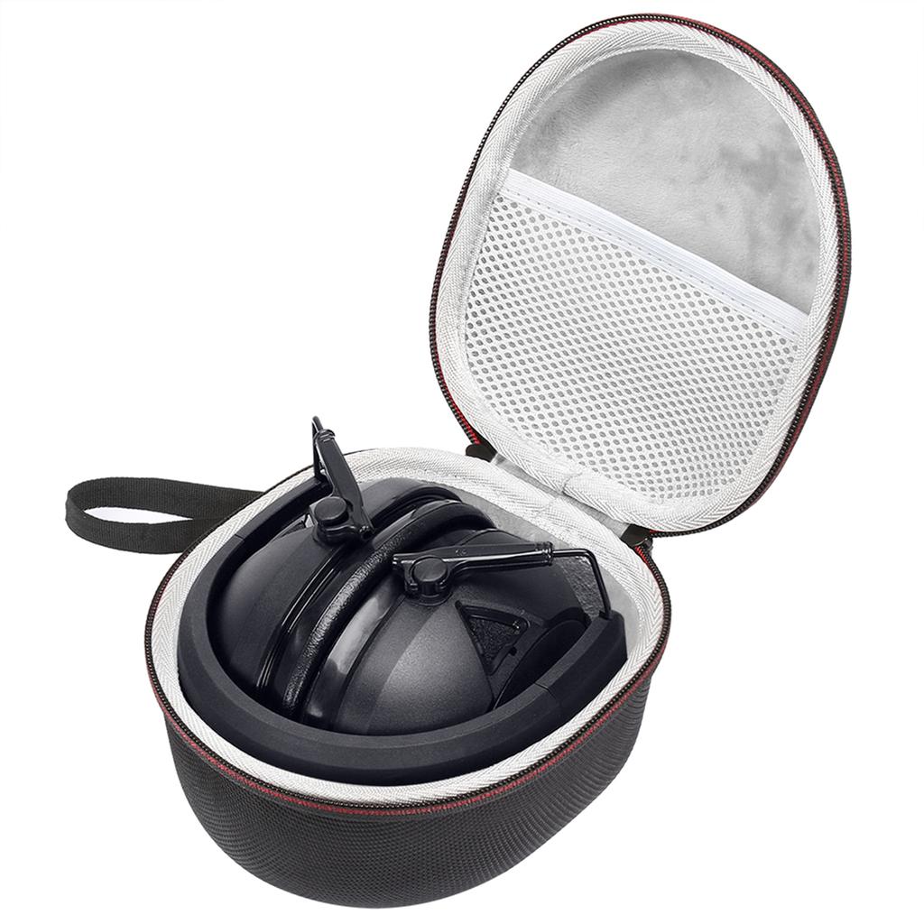 Portable Earphone Protective Case with Zipper Design Carry Cover for Walker's Razor Slim Headphone Protective Bag