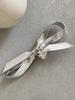 1Pcs Silver Y2K Bow Tie Hair Pins for Long Hair,Non Slip Bow Hair Accessories Silver Metal Hair Clips for Girls Women