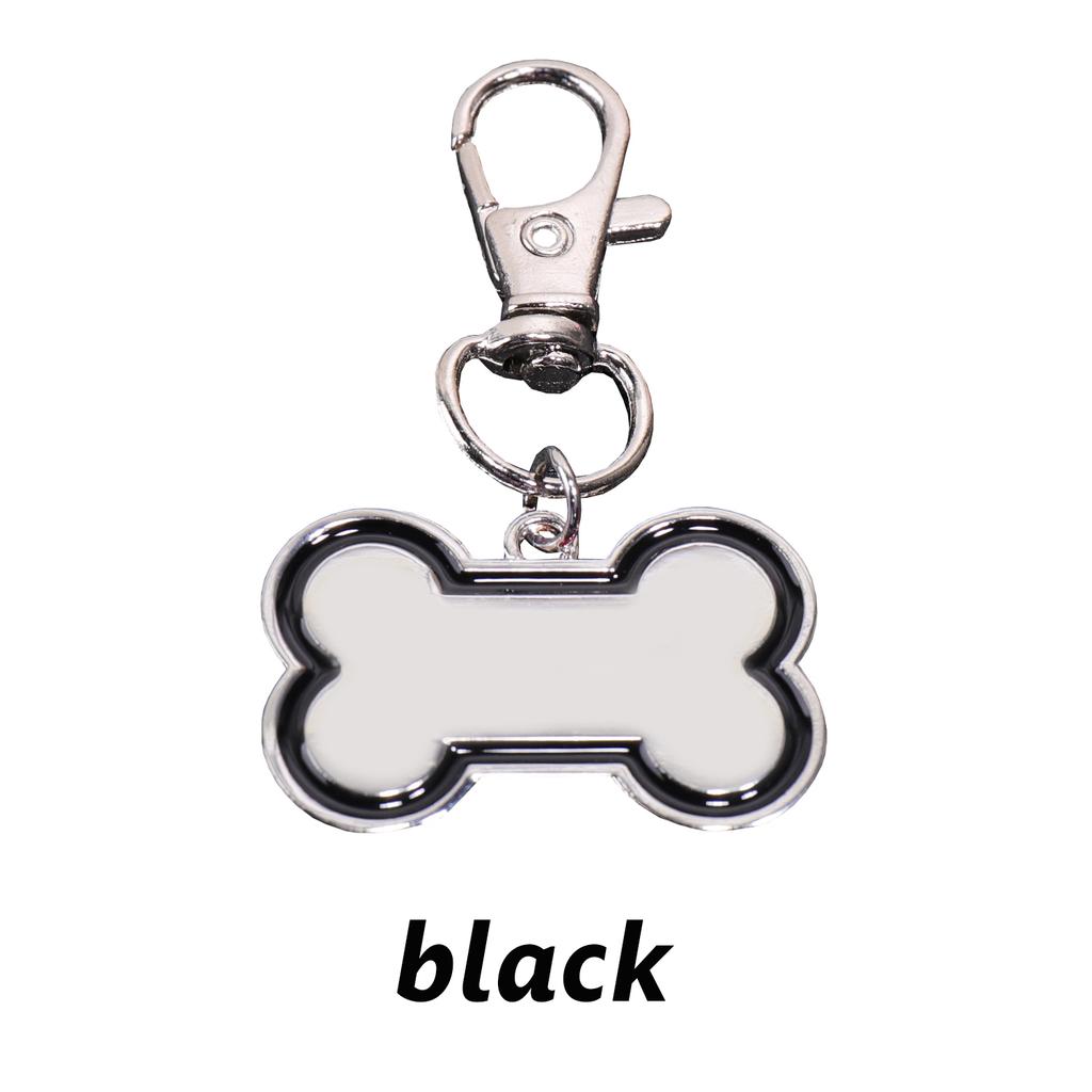 Personalized Custom Name Dog Tag Bone Shape Laser Engraving Text Pets Tag Anti-lost Pendant Number Customized Text Dog Tags