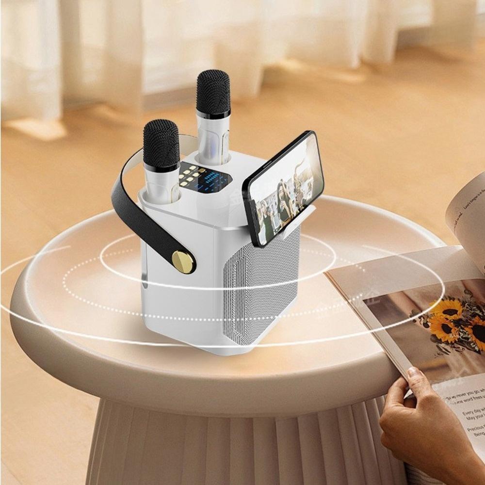 High Power 360 Stereo Surround Karaoke Bluetooth 5.3 Karaoke Machine  Home TV KTV