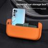 Car Center Console/ Door Organizer Pocket Multifunction Storage Box For Cards Phone Key Collecting Case Sticky Pouch Accessories