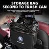 For VOLKSWAGEN VW New Jetta VW For Volkswagen New Car Backseat Luxury Leather Storage Bags Hanging Organizer Box Car Accessorie