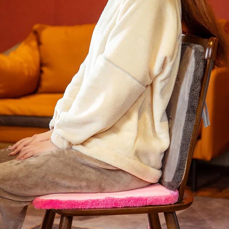Heating Electric Warm Cushion Heating Cushion Office Chair Cushion Seat Cushion Fart Cushion Long Sitting Student Dormitory Warm Keeping Articles