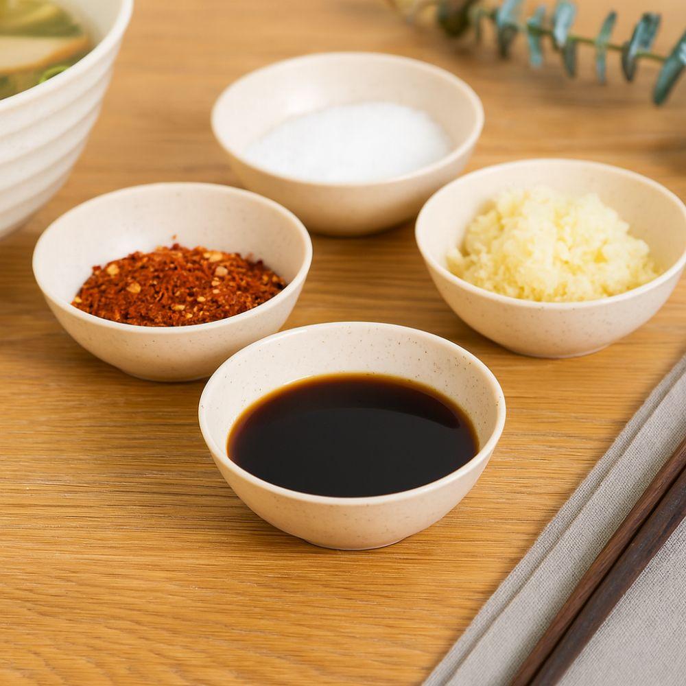 Biodegradable Disposable Sauce Bowls Round Thickening Sushi Dipping Sauce Dish Multifunctional Anti Fall Food Containers
