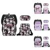 Kuromi Student Backpack Set With Pen Case And Shoulder Bag