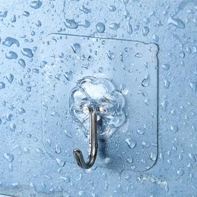 Hanger,Wall Hooks Strong Transparent Suction Cup Sucker Hanger for Kitchen Bathroom Key Holder Wall Hook Storage Hangers Mutfak
