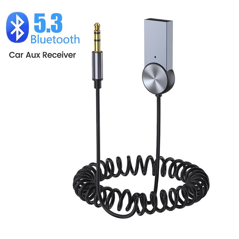 

AUX Bluetooth Car Adapter: Supports Hands-Free Calling and Music Navigation. UB01-new