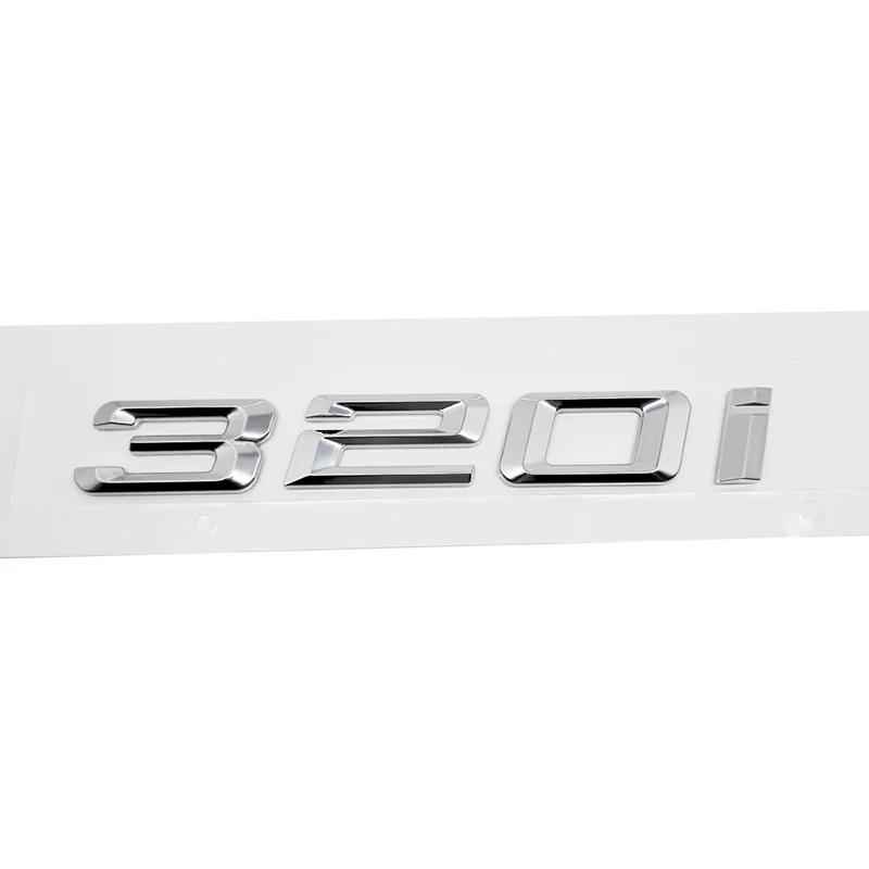 ABS Car Rear Trunk Letters Logo Badge Emblem Sticker For BMW 3 Series 316i 320i 325i 328i 330i 335i E46 E90 E91 F30 F31 F34 G20