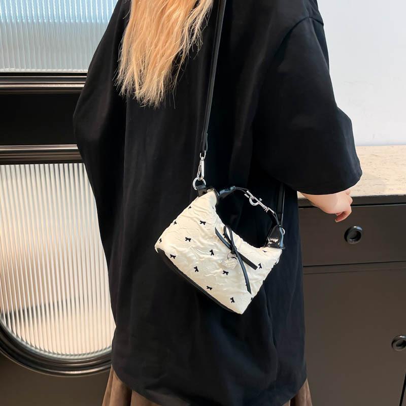 Butterfly Bow Sweet Decoration Women Casual Shoulder Crossbody Bag Daily For